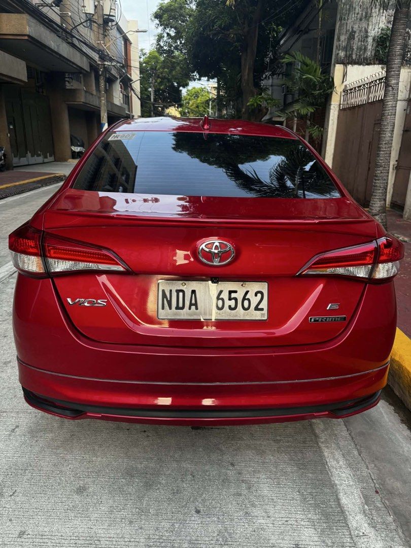 Toyota Vios E Prime Manual (Category: Used Cars) located in Manila. Submitted by ghebayani (Listing ID 1465955644, Image 2). Description: Toyota Vios E Prime 2019 Manual Transmission 61k mileage E Prime model (body kits) Upgrades: Leather seats Auto fold side mirror Reverse camera Daytime running lights Dual Color LED fog lights (Yellow and White) Bosch Europa Horn 195/55 set of tires X Films Nano Ceramic Tint Registered until 2027 50k required P