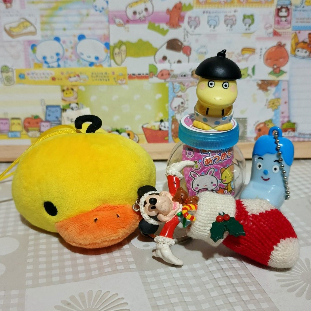 Toys Set F (Category: Plushies & Soft Toys) located in San Pablo. Submitted by oreospicks (Listing ID 1466042488, Image 1). Description: Sold as set only ☺️.