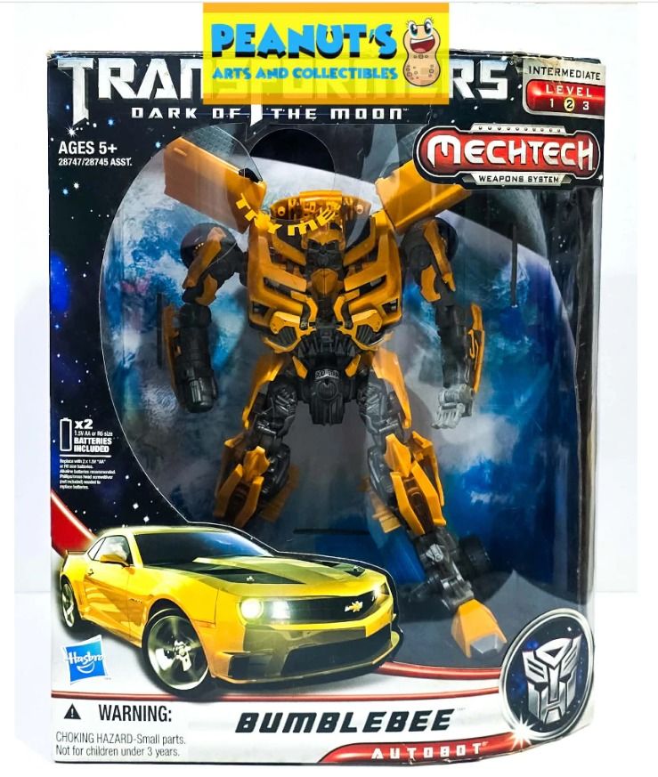 Transformers Dark of the Moon Leader Class BUMBLEBEE (Category: Figurines & Statues) located in Manila. Submitted by memorylanestore (Listing ID 1466028863, Image 1). Description: NOTE: Please learn how to READ and UNDERSTAND the product description carefully and "Be a Responsible Buyer". *Item is in very good condition. Weapon's Lights and Sounds effect all working. *Comes everything as posted on the photos. What you see is - What you get. *Guar
