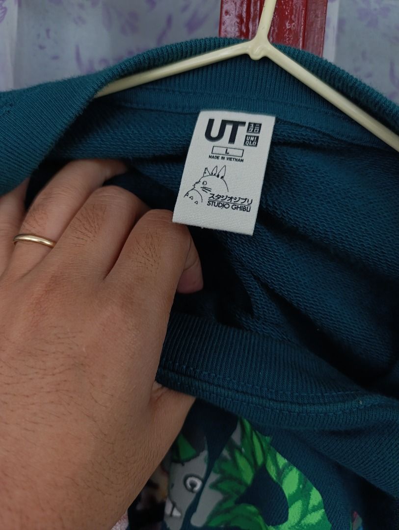 Uniqlo X Studio Ghibli Pullover (Category: Coats, Jackets and Outerwear) located in Bulacan. Submitted by koritooo (Listing ID 1466024313, Image 3). Description: Uniqlo X Studio Ghibli Pullover Good as new no issue Complete tags/ Wash tags Size L Dimensions: 23 Width 28 Length Color rate: 10/10.
