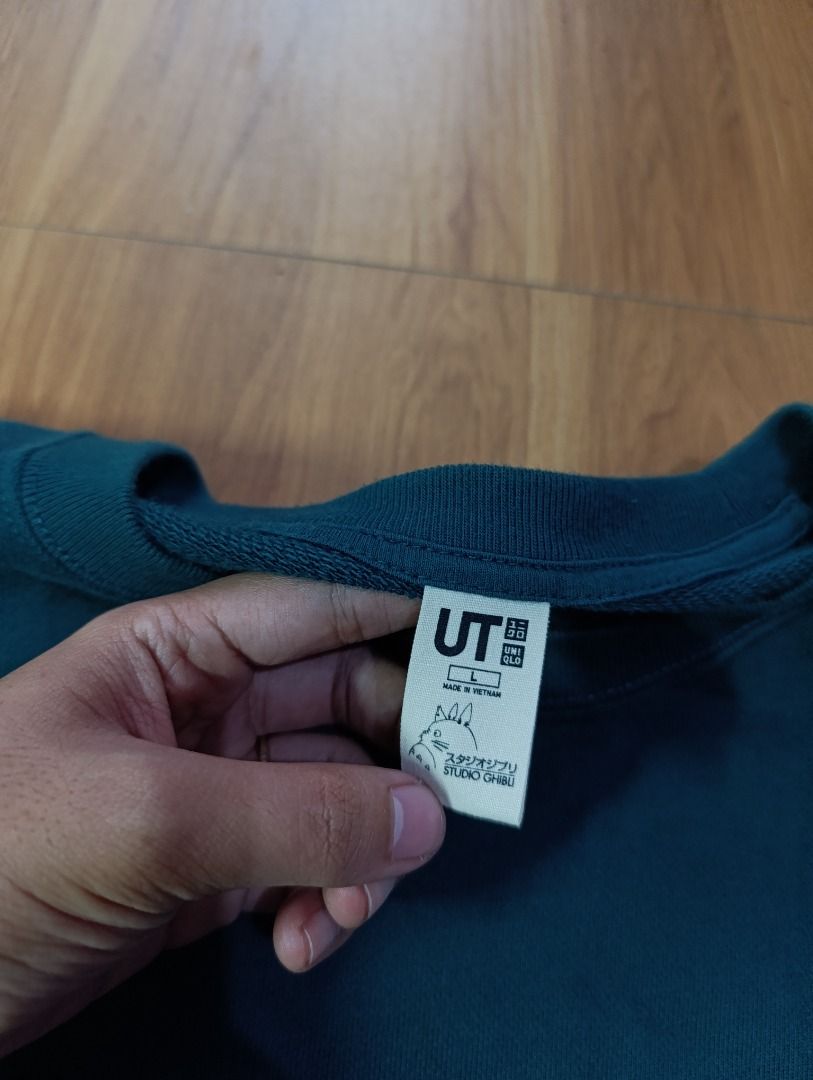 Uniqlo X Studio Ghibli Pullover (Category: Coats, Jackets and Outerwear) located in Bulacan. Submitted by koritooo (Listing ID 1466024313, Image 2). Description: Uniqlo X Studio Ghibli Pullover Good as new no issue Complete tags/ Wash tags Size L Dimensions: 23 Width 28 Length Color rate: 10/10.