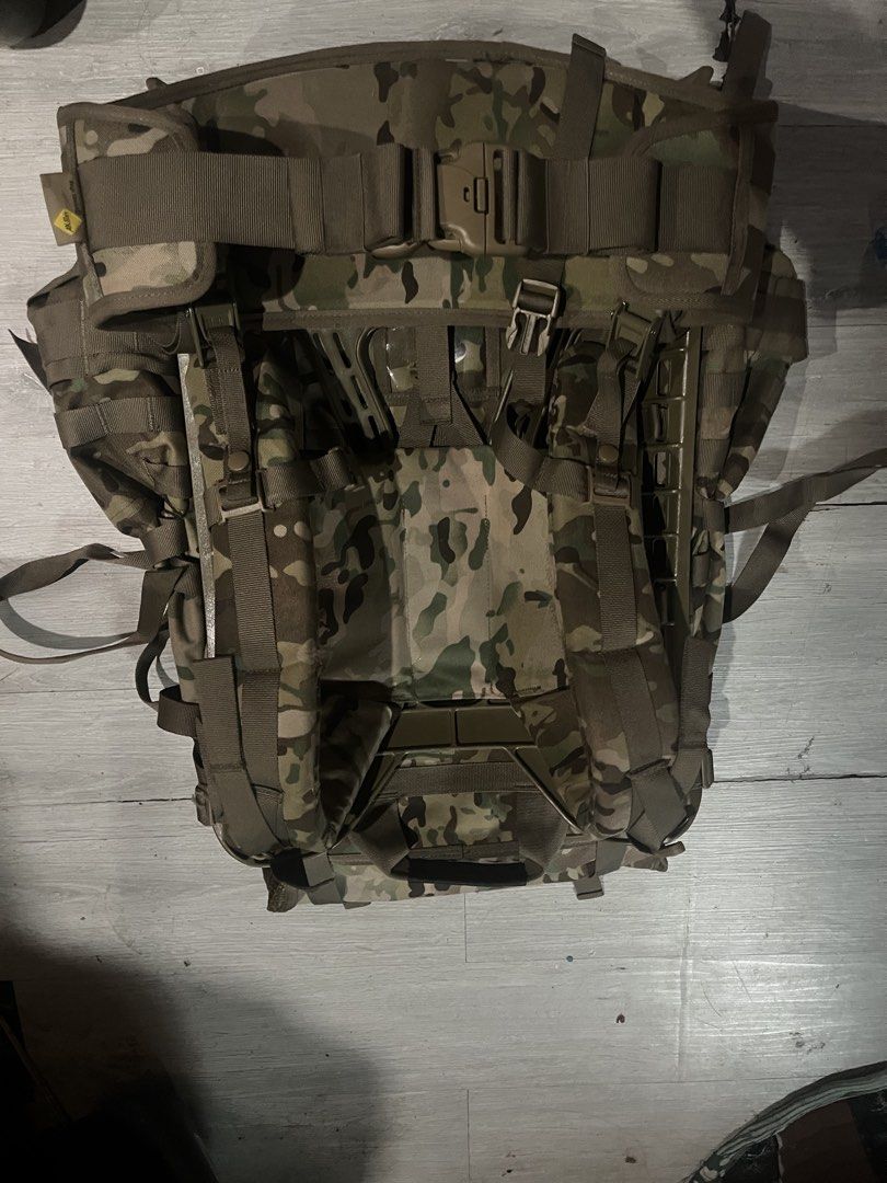 US Military MOLLE 4K Large Rucksack Multicam OCP (Category: Backpacks) located in Manila. Submitted by zeneagle_7756f8 (Listing ID 1466042480, Image 2). Description: FREE DELIVERY AROUND NEARBY AREA - Authentic US military issue large rucksack in Multicam camouflage - Complete set: Includes main pack frame, shoulder straps, waist belt, and US-stamped detachable accessory pouches - Heavy-duty build: Features robust buckles, compression straps, and