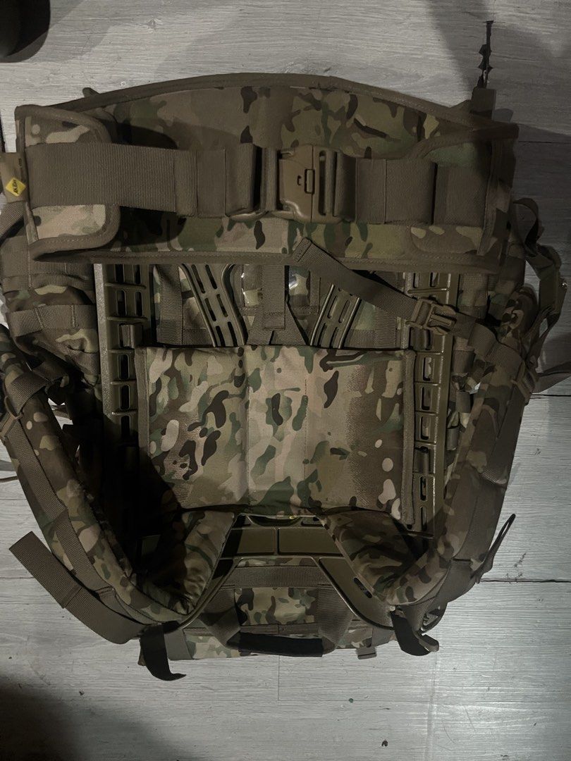 US Military MOLLE 4K Large Rucksack Multicam OCP (Category: Backpacks) located in Manila. Submitted by zeneagle_7756f8 (Listing ID 1466042480, Image 1). Description: FREE DELIVERY AROUND NEARBY AREA - Authentic US military issue large rucksack in Multicam camouflage - Complete set: Includes main pack frame, shoulder straps, waist belt, and US-stamped detachable accessory pouches - Heavy-duty build: Features robust buckles, compression straps, and