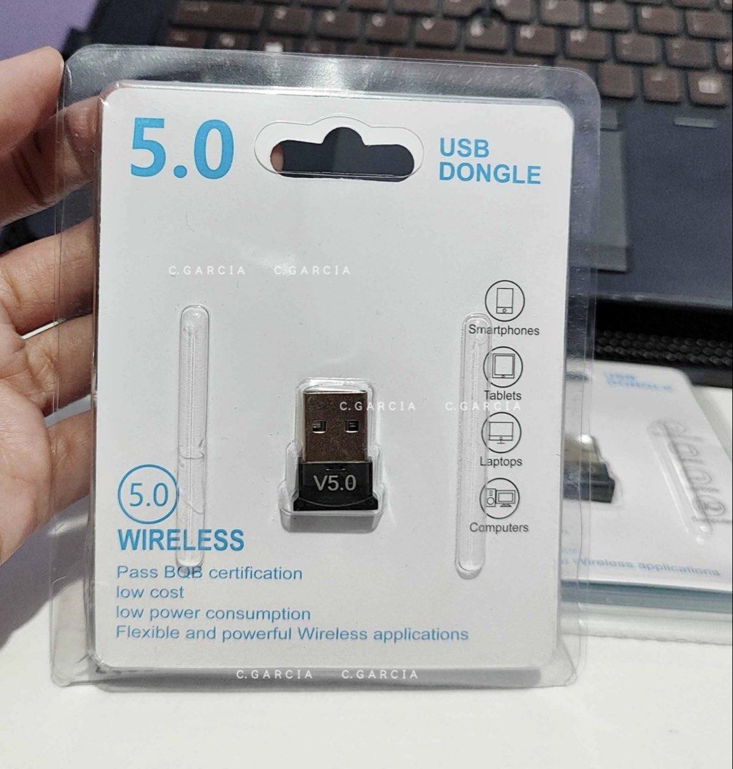 USB BLUETOOTH 5.0 DONGLE (Category: Hard Disks & Thumbdrives) located in Manila. Submitted by warm_jamin (Listing ID 1466047632, Image 1). Description: USB BLUETOOTH 5.0 DONGLE Upgrade your desktop or laptop with a compact Bluetooth 5.0 USB Dongle Perfect for connecting wireless devices quickly and conveniently. ✓ Bluetooth 5.0 technology ✓ USB plug-and-play design ✓ Stable wireless connection ✓ Compact and portable ✓ Easy to install and use ✓ Co