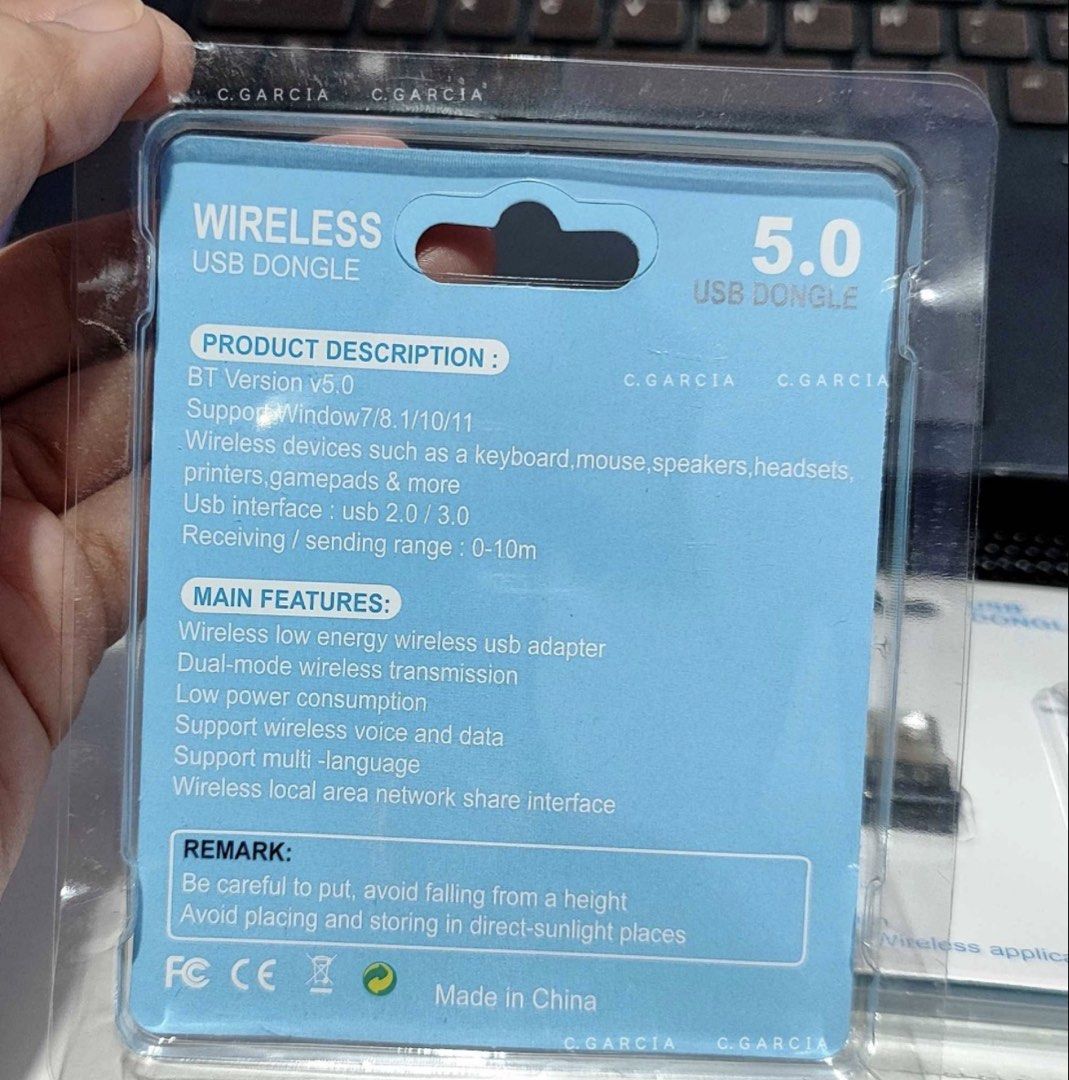 USB BLUETOOTH 5.0 DONGLE (Category: Hard Disks & Thumbdrives) located in Manila. Submitted by warm_jamin (Listing ID 1466047632, Image 2). Description: USB BLUETOOTH 5.0 DONGLE Upgrade your desktop or laptop with a compact Bluetooth 5.0 USB Dongle Perfect for connecting wireless devices quickly and conveniently. ✓ Bluetooth 5.0 technology ✓ USB plug-and-play design ✓ Stable wireless connection ✓ Compact and portable ✓ Easy to install and use ✓ Co