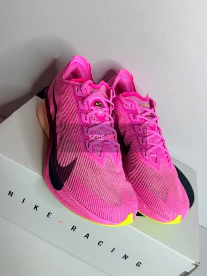 Vaporfly Next 4 "Pink Spell Bordeaux' (Category: Sneakers) located in Pasig City. Submitted by soleevo (Listing ID 1466061600, Image 2). Description: Vaporfly Next 4 "Pink Spell Bordeaux" - Brandnew -Size: 6 US mens/ 7.5 womens - Php 5,950 - with box “Can send additional pictures.” Payment first policy. Location: Pasig City Facebook: Sole Evo Instagram: @sole.evo Disclaimer: We are not associated, affiliated with any brands that is posted. All in