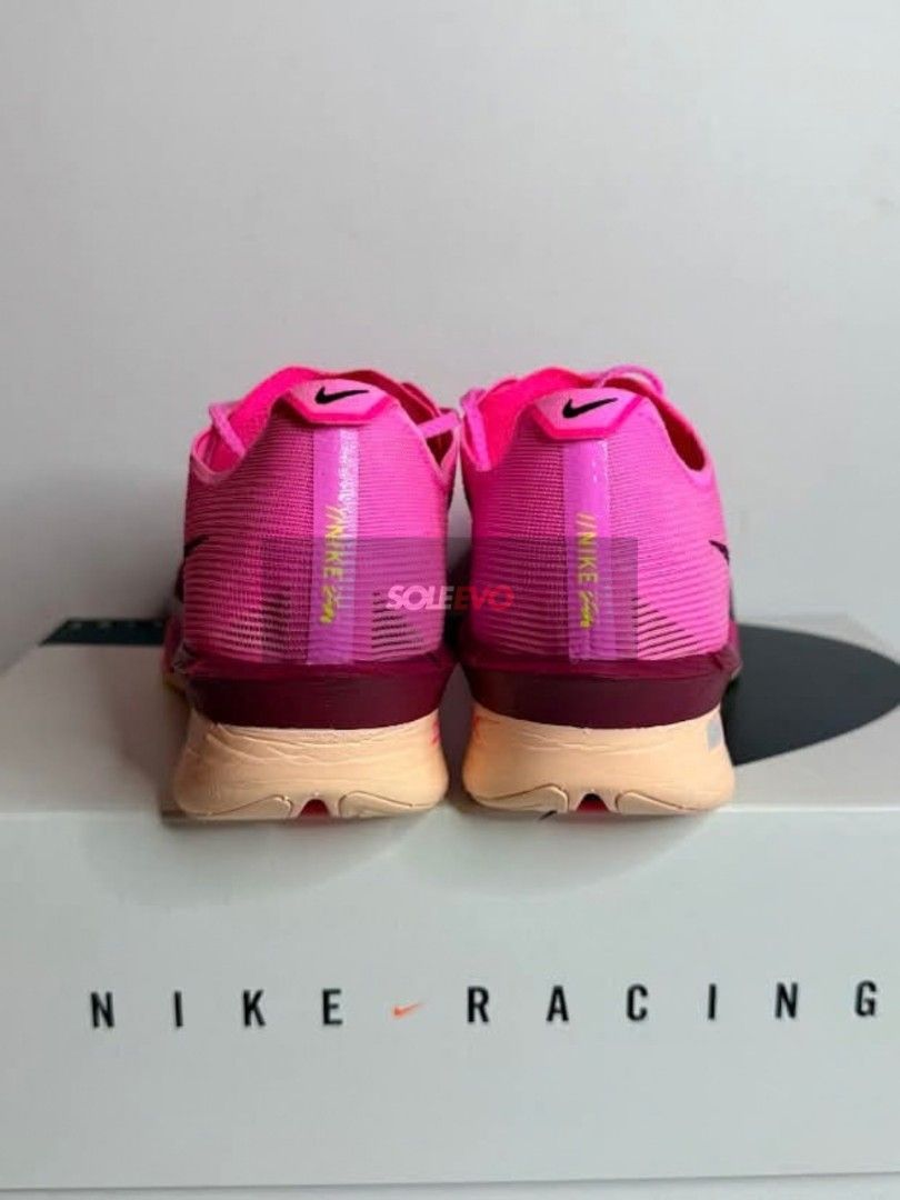Vaporfly Next 4 "Pink Spell Bordeaux' (Category: Sneakers) located in Pasig City. Submitted by soleevo (Listing ID 1466061600, Image 3). Description: Vaporfly Next 4 "Pink Spell Bordeaux" - Brandnew -Size: 6 US mens/ 7.5 womens - Php 5,950 - with box “Can send additional pictures.” Payment first policy. Location: Pasig City Facebook: Sole Evo Instagram: @sole.evo Disclaimer: We are not associated, affiliated with any brands that is posted. All in