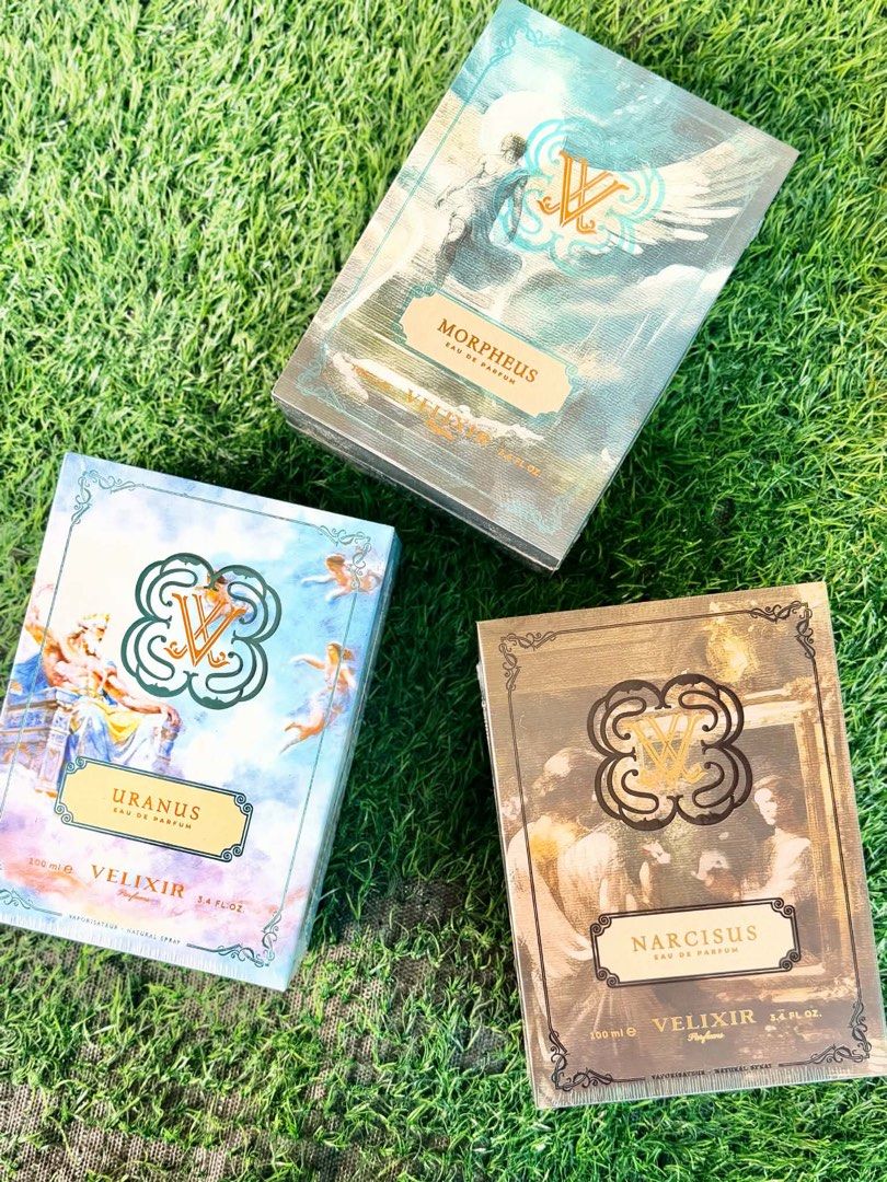 Velixir Uranus Eau De Parfum (Category: Fragrance & Deodorants) located in Valenzuela. Submitted by charlizeandre (Listing ID 1465969809, Image 2). Description: - Brand: Velixir Uranus Eau de Parfum - Size: 100ml / 3.4 fluid ounces - Condition: Brand new, unopened - Perfect addition to any perfume collection or ready to be gifted.