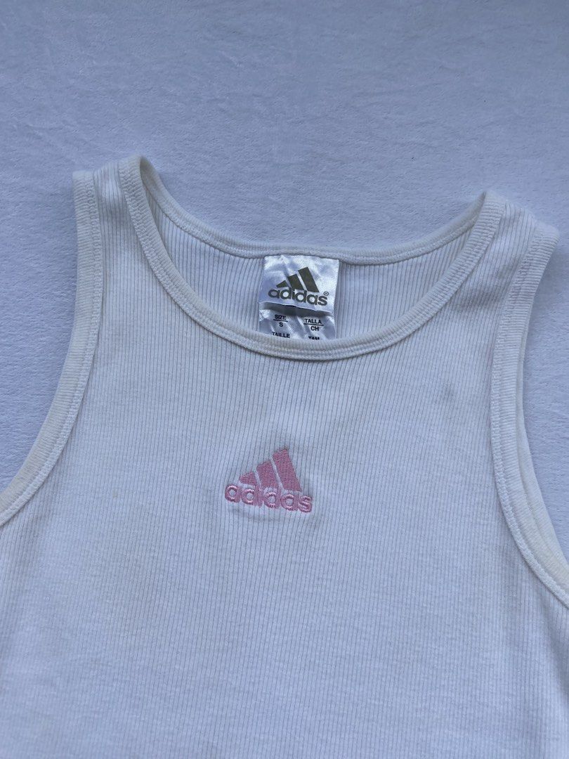 Vintage Adidas (Category: Blouses) located in General Santos City (Dadiangas). Submitted by kala_chuchi (Listing ID 1465960166, Image 2). Description: Size. Small 13 inches width 19.5 inches length No flaws Over all condition Excellent .