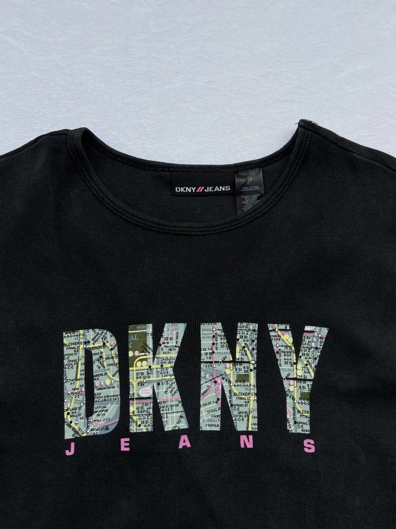 Vintage DKNY tops (Category: Blouses) located in General Santos City (Dadiangas). Submitted by kala_chuchi (Listing ID 1465960748, Image 2). Description: Size. Medium 14 inches width 20 inches length No flaws Over all condition Excellent .