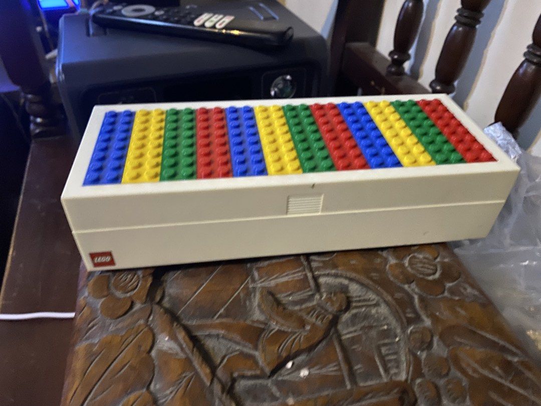 Vintage LEGO Pencil Case Storage Box 2012 (Category: Stationery & School Supplies) located in Marikina City. Submitted by jtv17 (Listing ID 1466063080, Image 1). Description: Vintage LEGO Pencil Case Storage Box 2012.