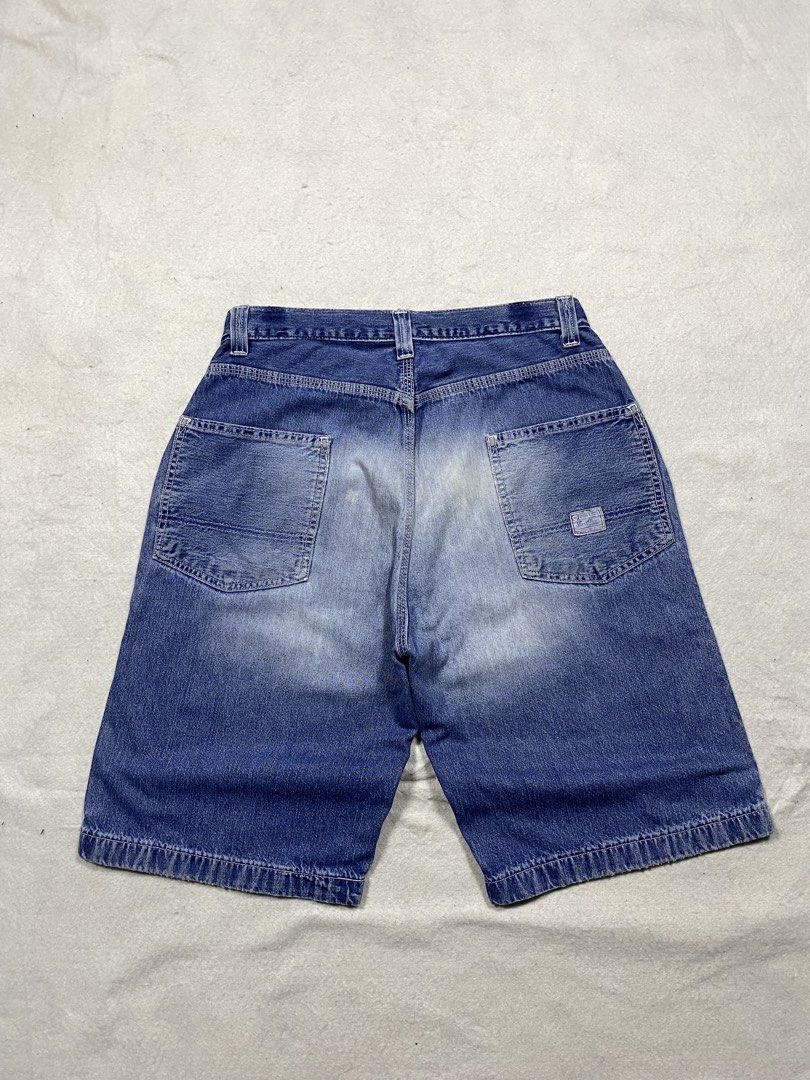 Vintage Levis Strauss Jorts light wash (Category: Shorts) located in Dasmarinas. Submitted by ridgeridethrift (Listing ID 1466074111, Image 1). Description: Waist 34 Length 24 Hem 12 Condition very good , color rate : 8up/10 Issue: fadings , scratches hole.