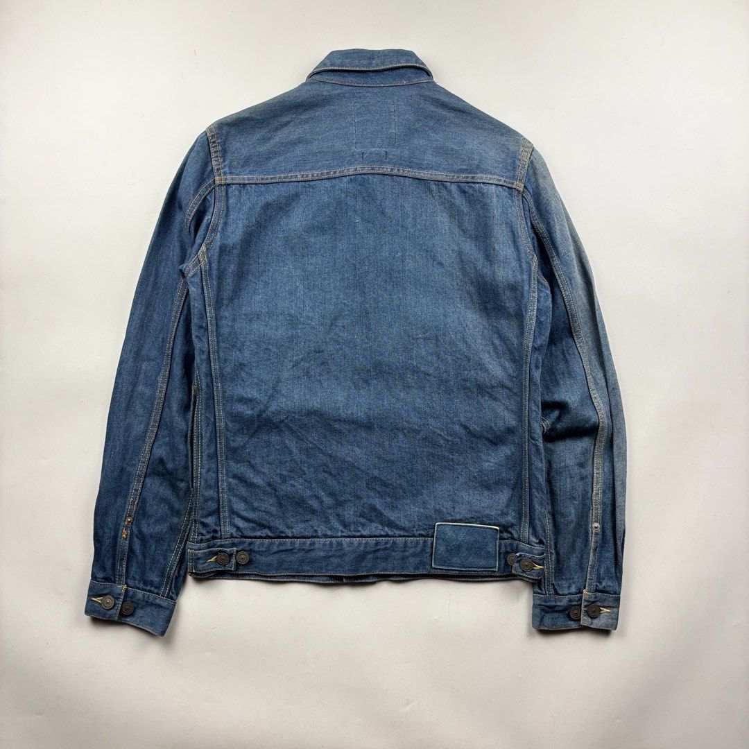 Visvim Type 2 Selvedge Denim Jacket (Category: Coats, Jackets and Outerwear) located in Makati City. Submitted by ragrepository (Listing ID 1465979695, Image 2). Description: Visvim Type 2 Selvedge Denim Jacket Tagged as 1 Length- 25” Pit to pit- 19.5” Sleeves- 25” Shoulder-16” Condition- 8/10 Flaw- Fading .