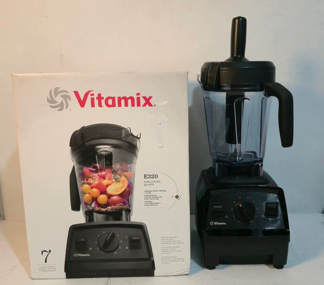 Vitamix E320 Explorian Series Blender 220V (Category: Juicers, Blenders & Grinders) located in Caloocan City. Submitted by souththrift_taytay (Listing ID 1466140587, Image 1). Description: Vitamix E320 Explorian Series Blender 220V Australian mall pull out Used as display unit Good as new Inclusion Box Manual Tamper Pitcher No issue 21k.