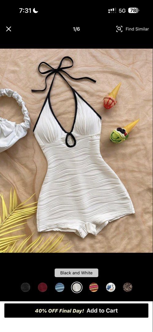 V-Neck White Halter Jumpsuit (XL) (Category: Jumpsuits) located in Quezon City. Submitted by vipmnl (Listing ID 1466154444, Image 1). Description: .
