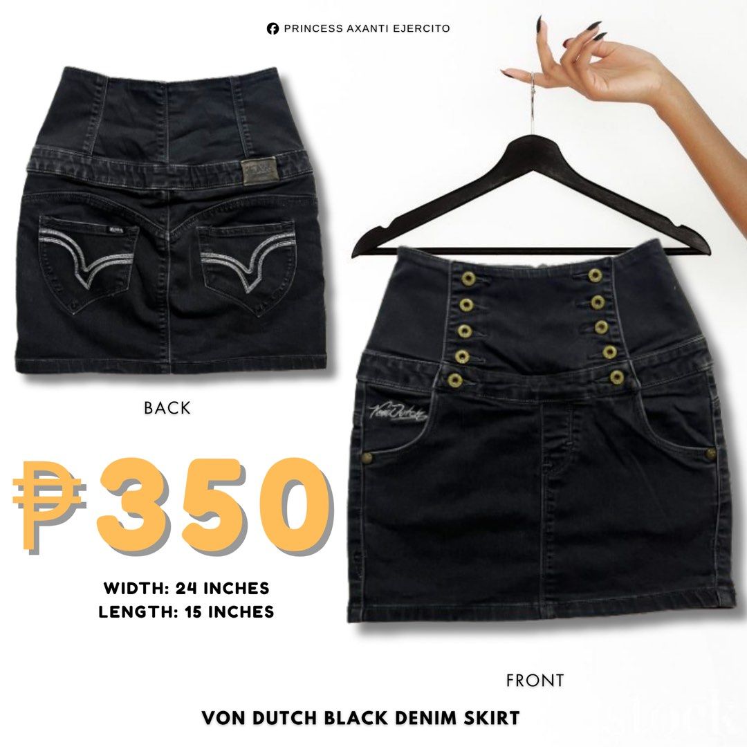 VON DUTCH BLACK (Category: Skirts) located in Cebu City. Submitted by lilshawntyyy (Listing ID 1466093620, Image 1). Description: .