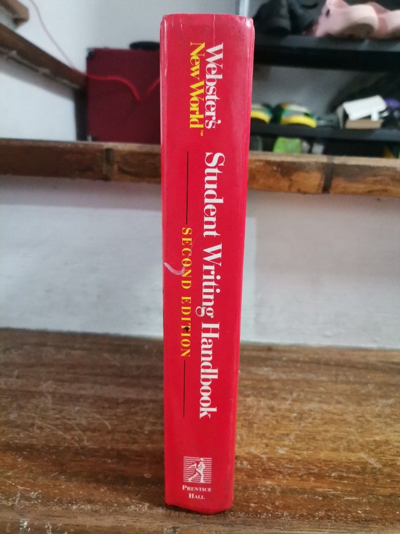 Webster's New World Student Writing Handbook Second Edition (Category: Textbooks) located in Makati City. Submitted by kookybearsstuff (Listing ID 1466066725, Image 3). Description: - Title: Webster's New World Student Writing Handbook (2nd Edition) - Author: Sharon Sorenson - Publisher: Prentice Hall - ISBN: 0-13-04857-6 - Comprehensive guide covering 58 different writing types - Includes practical writing samples across English, math, science, 