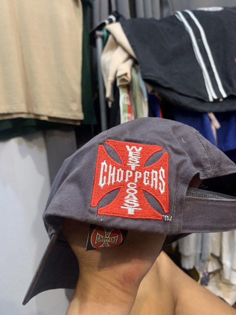 West Coast Choppers Embroidered Grey Cap (Category: Caps & Hats) located in Mapandan. Submitted by todaysthrift.hqk (Listing ID 1466132780, Image 2). Description: - Official licensed West Coast Choppers product by Playcorp Group - Classic grey design with striking embroidery on the front and side - Made from breathable 100% cotton for all-day comfort - Adjustable strap closure at the back for a custom fit - Branded interior taping for authenticit