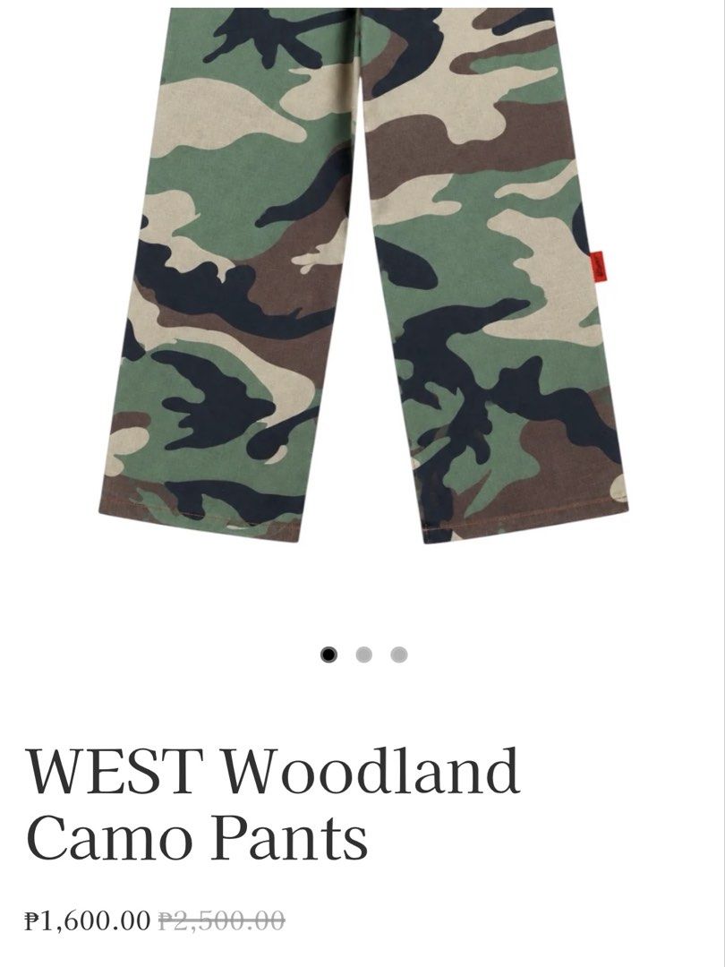 Westmade Camo Pants (Category: Jeans) located in Calamba. Submitted by justtosellv2 (Listing ID 1466105525, Image 3). Description: Small (32) Fits 30-32 Brandnew Freeship Not my size.