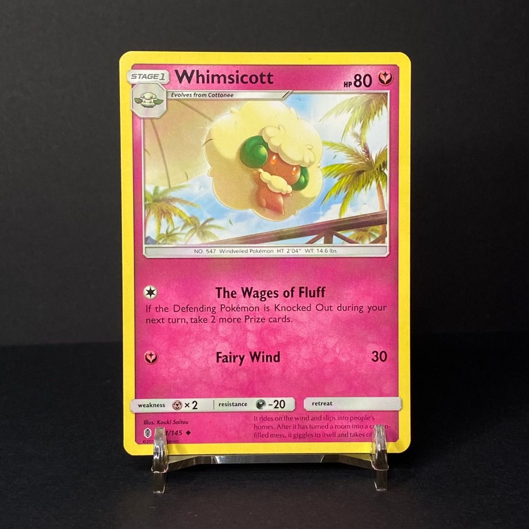 Whimsicott 91/145 Uncommon (Category: Raw Singles) located in Pasig City. Submitted by precycled_ (Listing ID 1466046174, Image 1). Description: Condition : NM-LP . . . ‼️BUY AT YOUR OWN RISK ❗Payment First Basis 📌Be 100% SURE before submitting the form 📌1 DAY Reservation ONLY! ❌No Pick-up / No Meet up ❌No RETURN / EXCHANGE ❌No RUSH ❌No CANCELLATIONS ❌Don't BUY our products if you are flaw conscious ⚠️Seller is NOT liable for any damage or loss