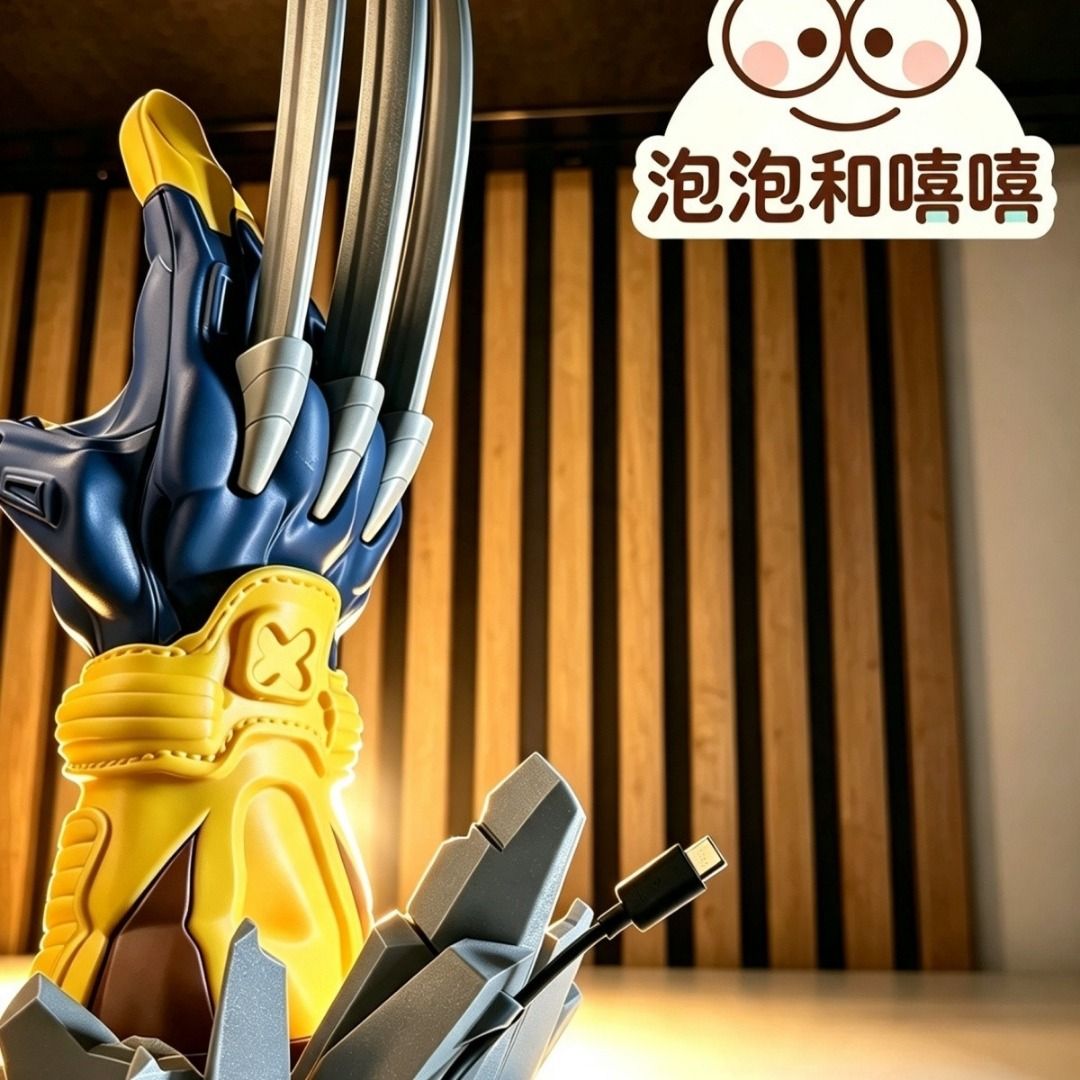 Wolverine Claw Hand Stand for Earphone or Handheld Controller (Category: Action & Battle Toys) located in Taguig. Submitted by realmshop (Listing ID 1465954243, Image 2). Description: Wolverine Claw Hand Stand for Earphone or Handheld Controller 🐺 Wolverine Claw 3D-Printed Desktop Stand – Ultimate Controller & Headphone Holder | Geek-Chic Storage Rack "Snikt!" Upgrade your battle station with the ultimate mutant-approved desk accessory. ⚔️ Tired
