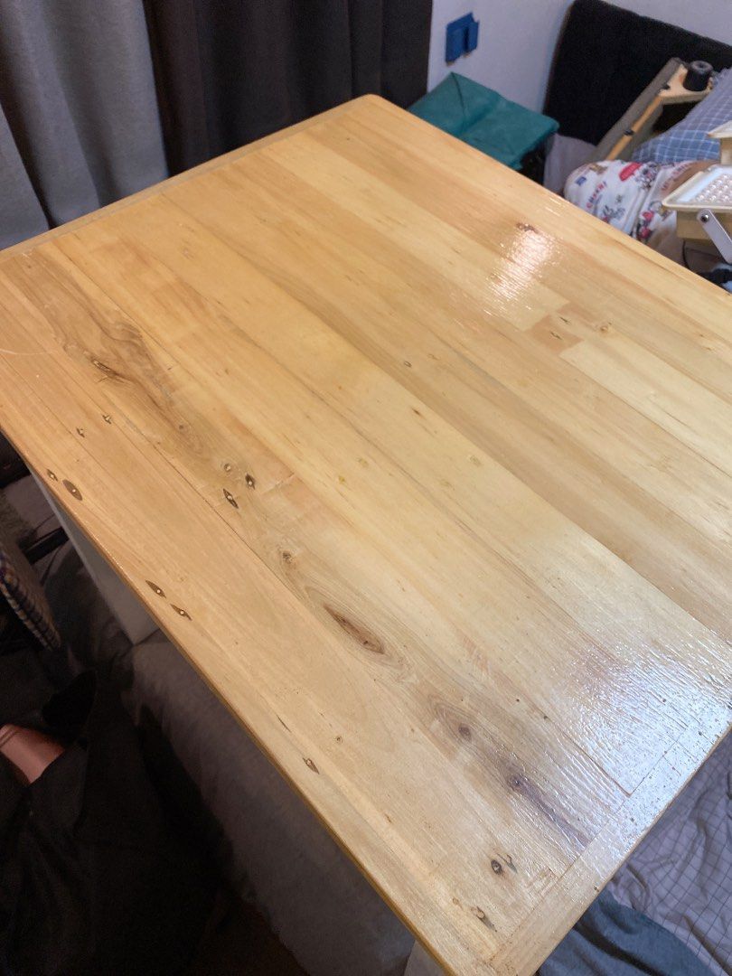 Wooden Table and Chair Dining Set (Category: Tables & Sets) located in Manila. Submitted by nc.pantone (Listing ID 1466011416, Image 1). Description: Square chair 12x12x18 inches Rectangle chair 24x12x18 inches Table 24x30X30 inches For lalamove delivery or pick up only Location is North Caloocan.