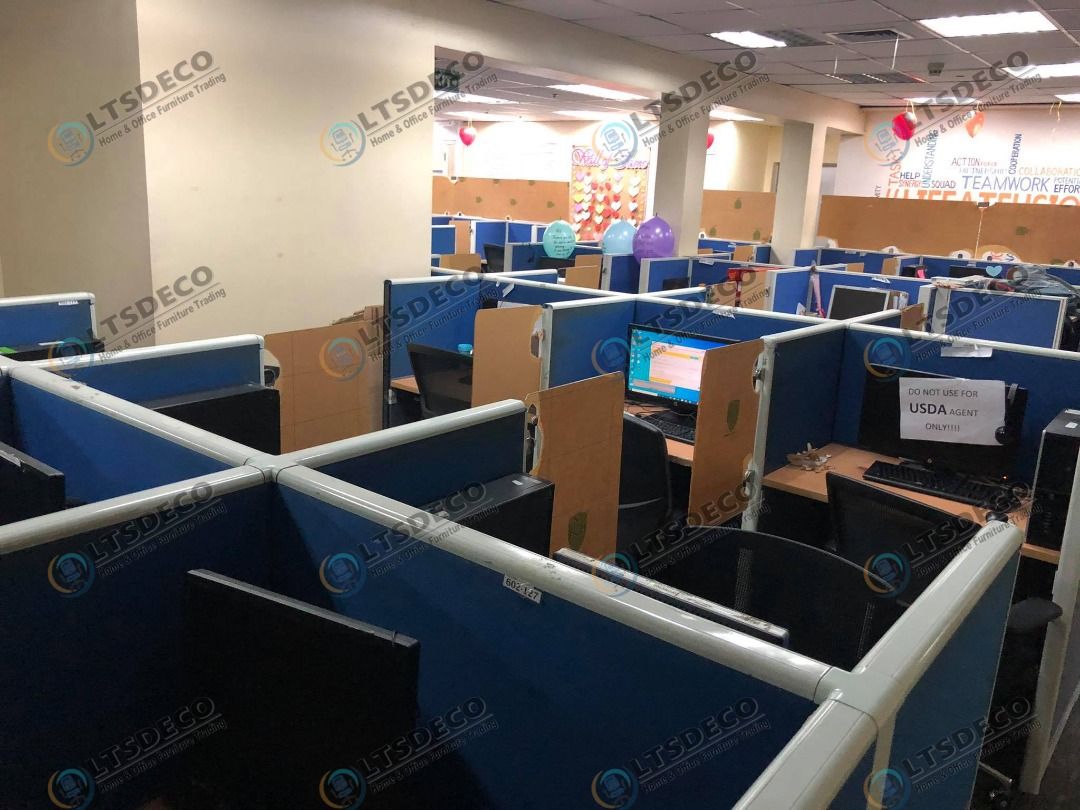 workstation tables modular office partition furnitures (Category: Office Furniture & Fixtures) located in Caloocan City. Submitted by cheska.ltsdeco (Listing ID 1465957622, Image 1). Description: 👉Are you looking for WORKSTATION, MODULAR CUBICLES OFFICE PARTITION, and OFFICE FURNITURE SUPPLIER? LTSDECO Furniture, is direct supplier, manufacturer, and trusted provider of high quality, affordable and durable modular office divider partition, home 