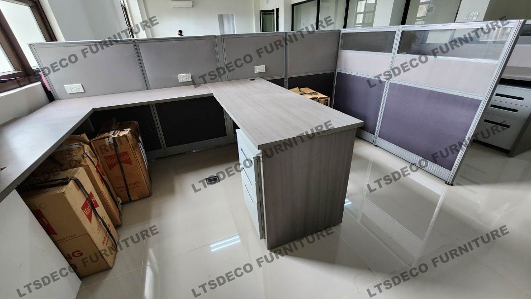 workstation tables modular office partition customized (Category: Office Furniture & Fixtures) located in Caloocan City. Submitted by sandy.furniture (Listing ID 1465962651, Image 2). Description: 👉Are you looking for WORKSTATION, MODULAR CUBICLES OFFICE PARTITION, and OFFICE FURNITURE SUPPLIER? LTSDECO Furniture, is direct supplier, manufacturer, and trusted provider of high quality, affordable and durable modular office divider partition, home