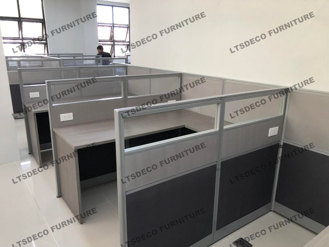 workstation tables modular office partition furnitures (Category: Office Furniture & Fixtures) located in Caloocan City. Submitted by cheska.ltsdeco (Listing ID 1466012003, Image 3). Description: 👉Are you looking for WORKSTATION, MODULAR CUBICLES OFFICE PARTITION, and OFFICE FURNITURE SUPPLIER? LTSDECO Furniture, is direct supplier, manufacturer, and trusted provider of high quality, affordable and durable modular office divider partition, home 