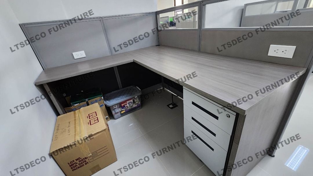 workstation tables modular office partition furnitures (Category: Office Furniture & Fixtures) located in Caloocan City. Submitted by cheska.ltsdeco (Listing ID 1466013899, Image 3). Description: 👉Are you looking for WORKSTATION, MODULAR CUBICLES OFFICE PARTITION, and OFFICE FURNITURE SUPPLIER? LTSDECO Furniture, is direct supplier, manufacturer, and trusted provider of high quality, affordable and durable modular office divider partition, home 