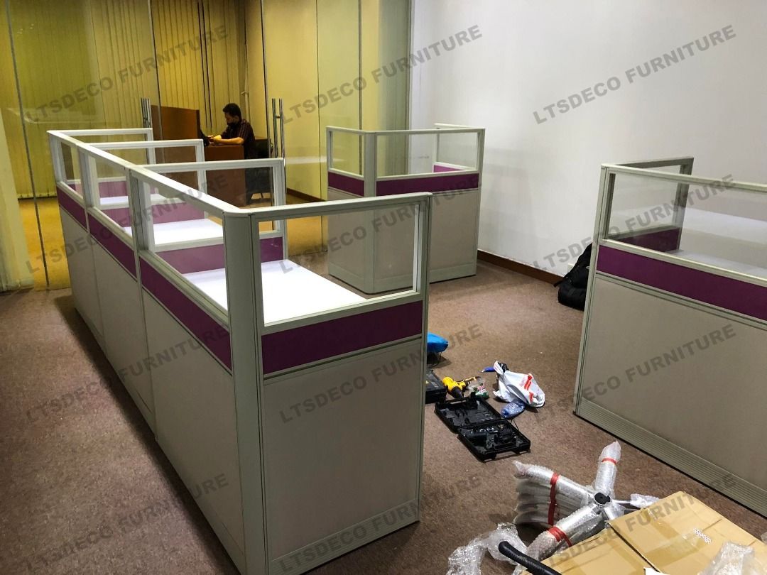 workstation tables modular office partition furnitures (Category: Office Furniture & Fixtures) located in Quezon City. Submitted by louisa.ltsdeco (Listing ID 1466032166, Image 3). Description: 👉Are you looking for WORKSTATION, MODULAR CUBICLES OFFICE PARTITION, and OFFICE FURNITURE SUPPLIER? LTSDECO Furniture, is direct supplier, manufacturer, and trusted provider of high quality, affordable and durable modular office divider partition, home an