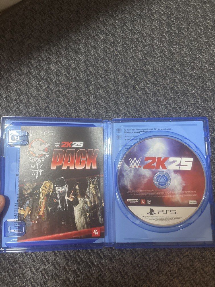WWE 2K25 PS5 (Category: PlayStation) located in Makati City. Submitted by not.steezy (Listing ID 1466125845, Image 2). Description: RUSH!!.