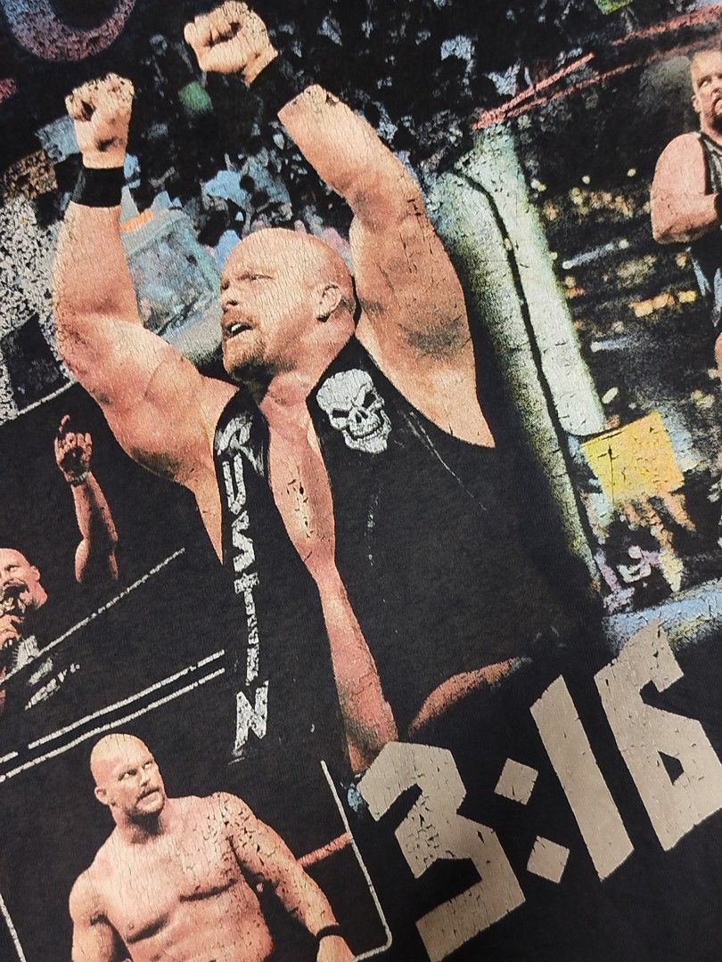 WWE STONE COLD STEVE AUSTIN SHIRT (Category: Tshirts & Polo Shirts ) located in Bayombong. Submitted by Gentlemans_ClosEt (Listing ID 1466094145, Image 3). Description: WWE STONE COLD STEVE AUSTIN SHIRT WWE OFFICIAL PRINTED TAG SIZE XXL DIMES: W26 X L30 GOOD CONDITION ISSUE LAST PHOTO.