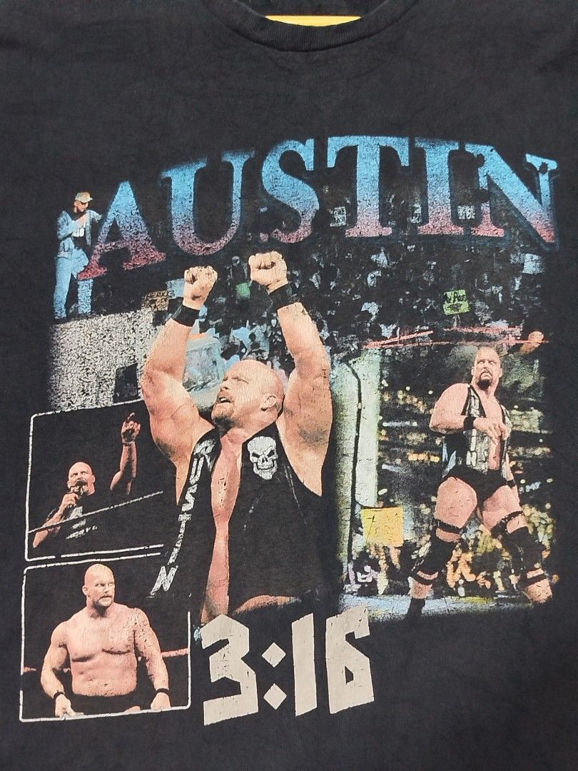 WWE STONE COLD STEVE AUSTIN SHIRT (Category: Tshirts & Polo Shirts ) located in Bayombong. Submitted by Gentlemans_ClosEt (Listing ID 1466094145, Image 2). Description: WWE STONE COLD STEVE AUSTIN SHIRT WWE OFFICIAL PRINTED TAG SIZE XXL DIMES: W26 X L30 GOOD CONDITION ISSUE LAST PHOTO.