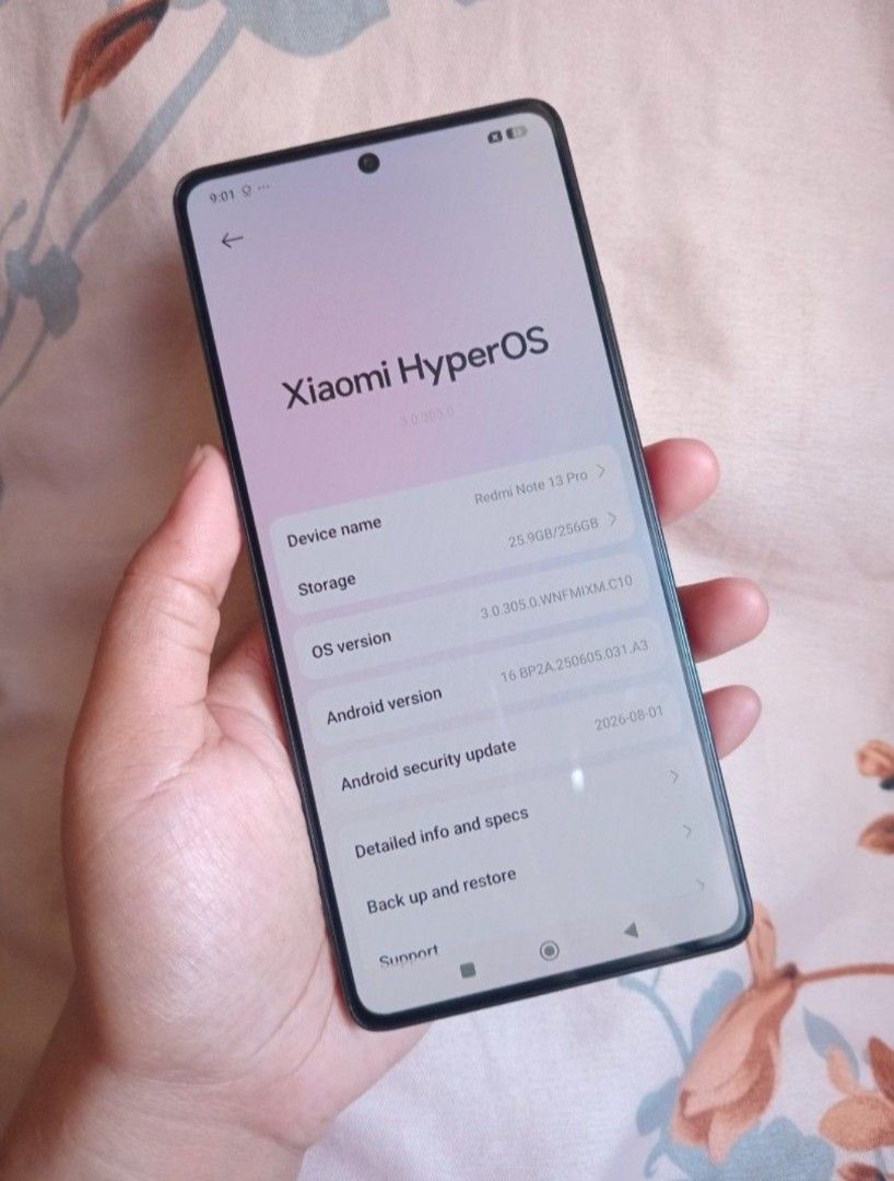 XIAOMI REDMI NOTE 13 PRO 4G (Category: Xiaomi) located in Manila. Submitted by oxfiscl (Listing ID 1465984436, Image 3). Description: - Xiaomi Redmi Note 13 Pro 4G SALE OR SWAP - Color: Sleek Black - Storage: 256GB - OS: Xiaomi HyperOS - Camera: 200MP main camera - Condition: Excellent pre-loved condition - Meet-up locations: SM Sucat Bldg. B Department Store, SM Southmall, or Phase 2 BF International CAA.
