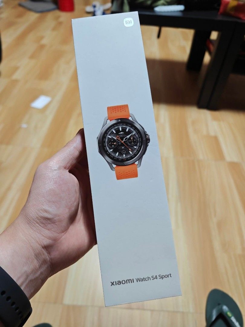 Xiaomi watch 4 sport (Category: Wearables & Smart Watches) located in Caloocan City. Submitted by giehnius (Listing ID 1466094216, Image 1). Description: FOR SALE Xiaomi Watch S4 Sport 5,000 NEGOTIABLE (Original price 16,000) Apperance: like new Complete se RFS: extra too big for wife Specifications Size: 49.6mm Build: sapphire crystal front, titanium alloy case, sapphire crystal back Waterproof:5 ATM (50 meters) Internal memory:32gb (music and m