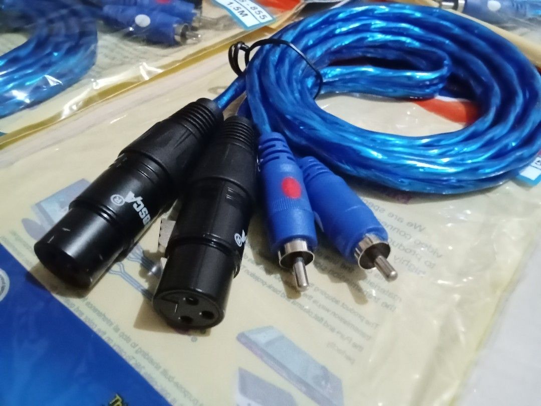 XLR FEMALE RCA AUDIO (Category: Microphones) located in Quezon City. Submitted by hajjasittienor (Listing ID 1466122416, Image 2). Description: BRAND NEW FEMALE XLR RCA AUDIO 1.5 METER .. PWEDE PICK UP ..PWEDE GCASH AVIDA TOWER NEW MANILA COL BONNY SERRANO AVENUE QC.