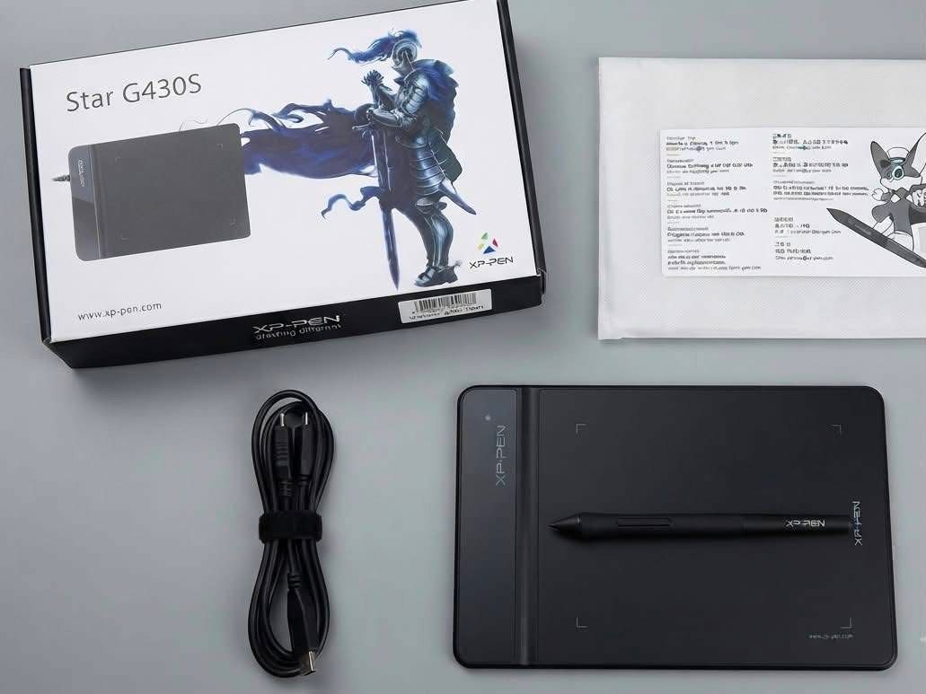 XP-Pen Star G430S Drawing Tablet (Category: Laptops & Notebooks) located in Manila. Submitted by mksnyx (Listing ID 1465998972, Image 1). Description: - Model: XP-Pen Star G430S Graphics Tablet (Matte Black) - Condition: Pristine, zero wear on the active drawing surface - Includes: Digital pen, USB cable, manual, and original retail box - Ideal for: Digital art, osu! gameplay, and online teaching/classes - Packaging: Complete set that packs neatl