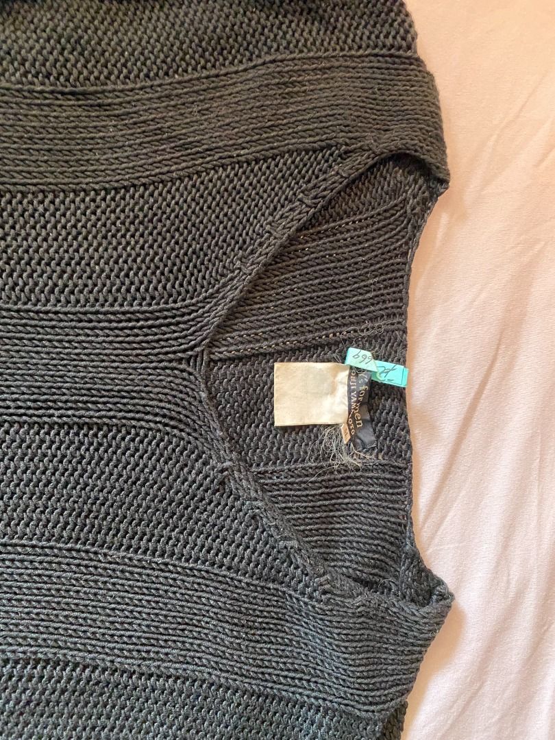 YOHJI YAMAMOTO (Y’S FORMEN) Knit / Knitted Pullover (Category: Coats, Jackets and Outerwear) located in Mandaluyong City. Submitted by yohjivangarcons (Listing ID 1466108296, Image 2). Description: Size M but fits L..