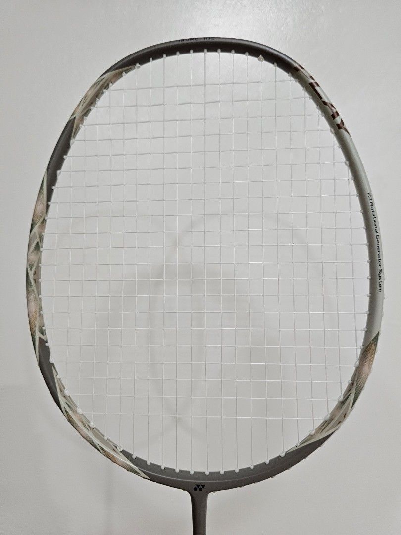 Yonex Astrox 77 Light Beige Edition Badminton Racket (Category: Racket and Ball Sports) located in Manila. Submitted by havrehomes (Listing ID 1466069136, Image 3). Description: Flex: Hi-Flex Frame:Graphite Shaft: Graphite Length: 10 mm longer Weight / Grip: 4U (Avg. 83g) G5,6 Stringing Advice 4U: 20 - 28 lbs Color(s): Light Beige Item Code AX77-PL Factory String; current string tension 27-28lbs Gcash Payment; No Cod.