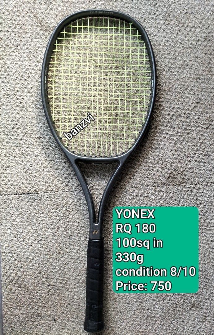 YONEX Tennis Racket (Category: Racket and Ball Sports) located in Cainta. Submitted by banzvi73 (Listing ID 1466021342, Image 1). Description: 👍💯 original 👉NO COD/COP PROVINCE 👉Shipping Nationwide 📍 Cainta Rizal prices posted on each picture .
