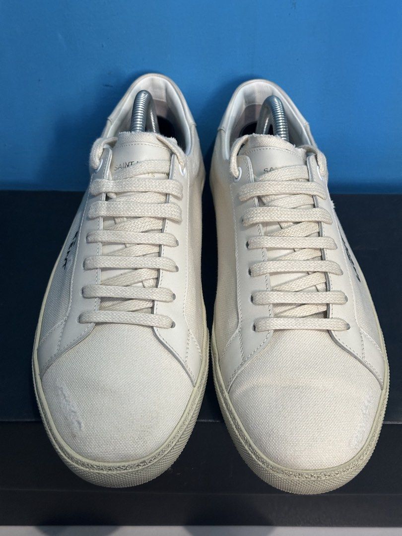Ysl sneakers (Category: Casual Shoes) located in Manila. Submitted by williambrillante (Listing ID 1466045276, Image 3). Description: Ysl distressed sneakers Still in excellent condition Size 42.5 Rarely used For 15k only .