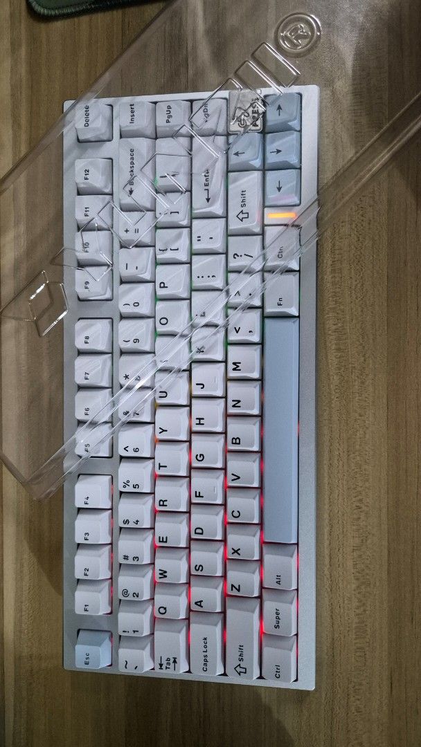 YUNZII AL75 PRO (Silver) Mechanical Keyboard (Category: Computer Keyboard) located in Lipa City. Submitted by ryu_aria (Listing ID 1465959282, Image 2). Description: YUNZII AL75 PRO (Silver) ▪︎selling for Php 5,000.00 ▪︎CNC Aluminum Mechanical Keyboard (weighs 1364±20g / 3.01±0.04lb) ▪︎Switches installed: Yunzii Blue Grey Tactile Switches (default) ▪︎Hot-Swappable ✓ ▪︎NKRO ✓ ▪︎Keycaps: Double-shot PBT Cherry Profile (default) ▪︎Layout: TKL -75% (