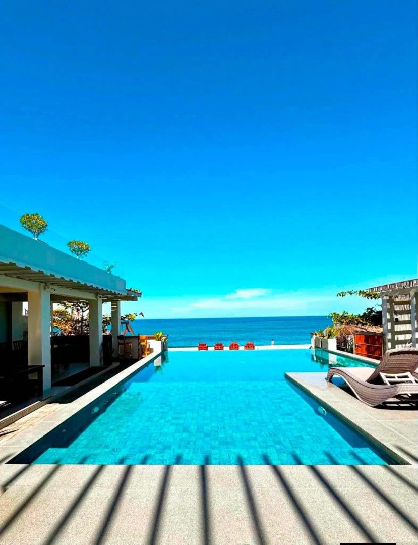 ZAMBALES BREACHFRONT RESORT (Category: House & Lot) located in Quezon City. Submitted by superbliving (Listing ID 1466095444, Image 1). Description: 🏡🌴PRIVATE RESORT For Sale‼ 📍Zambales Lot Area: 984 sqms more or less Floor Area :with roof deck/pavilion Titled Updated Tax AMENITIES · 2 units of air-conditioned bedroom · 2 Toilet & Bath with Water Heater Showers · 2 Teepee Huts (fan only) on roof deck · Infinity Swimming Pool (2 ft and 5 ft dep