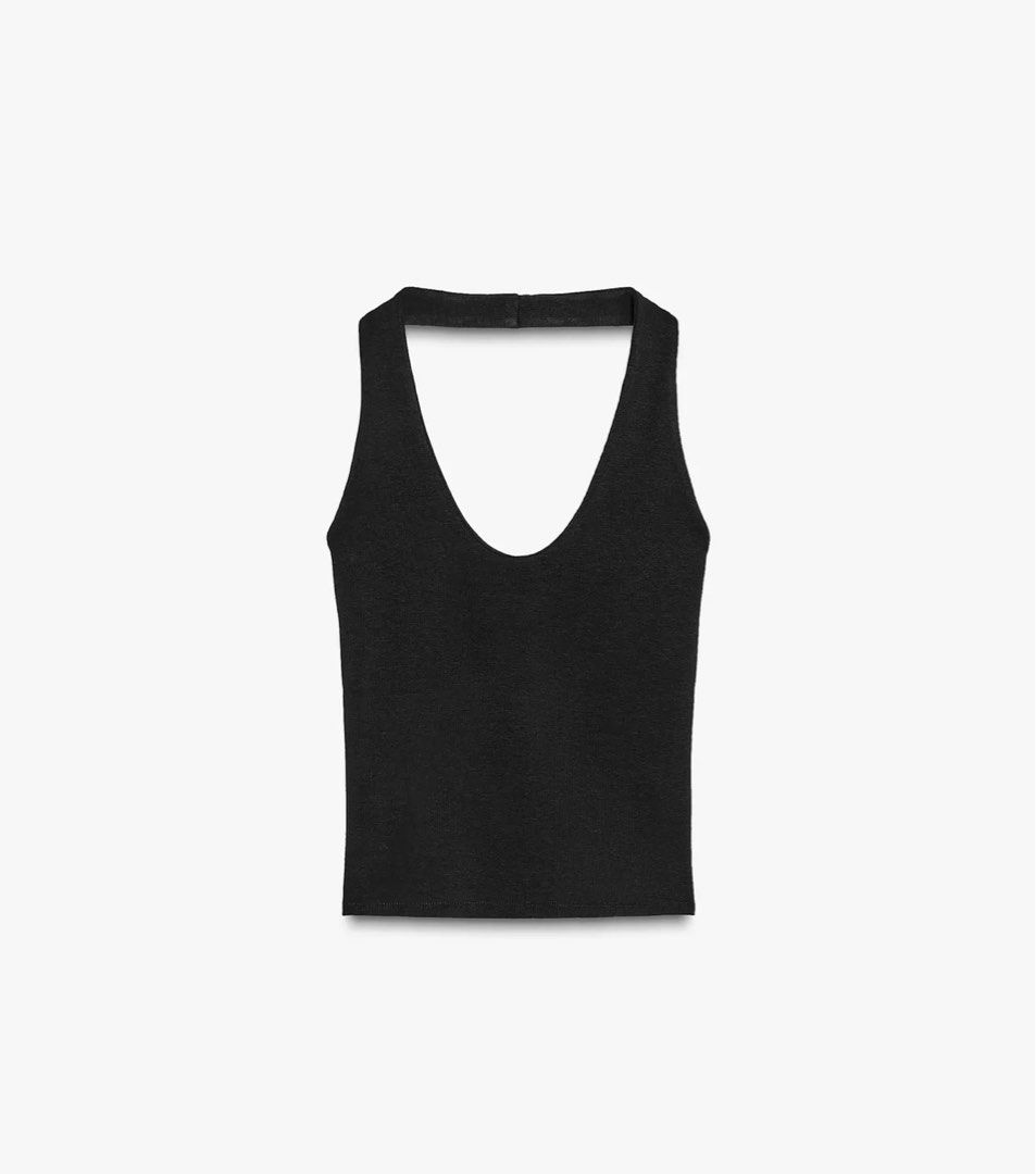 Zara Halter Top Black (Category: Sleeveless) located in Mandaluyong City. Submitted by keep.it (Listing ID 1465960610, Image 3). Description: .