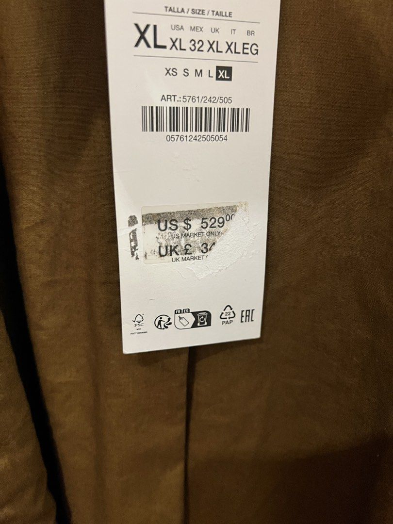 Zara Leather Collection Brown Jacket (Category: Coats, Jackets and Outerwear) located in Marikina City. Submitted by patrickmontojo.ramos (Listing ID 1466122533, Image 2). Description: - Brand: Zara (Leather Collection) - Size: XL - Color: Brown - Condition: Brand new with original retail tags attached ($529 retail value) - Material: Soft textured leather - Design: High collar style with front button closure - Details: Elasticized hem and cuffs f
