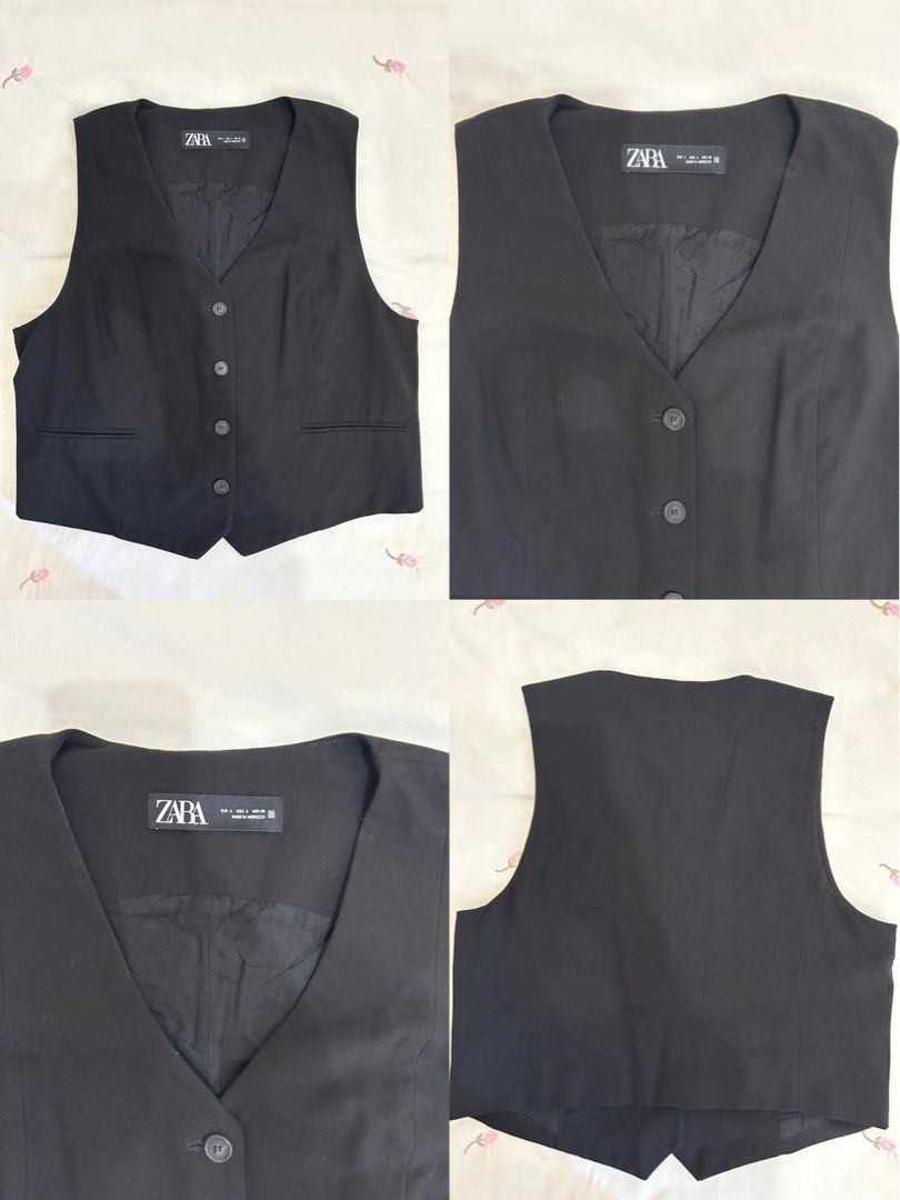 Zara Sleeveless Vest Basic Top (Category: Sleeveless) located in Manila. Submitted by summerdeclutters (Listing ID 1466027433, Image 1). Description: 🪷 Fits M-L 🪷 Great condition 🪷 Classic & versatile basic 🪷 Easy to style & perfect for everyday wear 🪷 Open to reasonable negotiations! 💌.