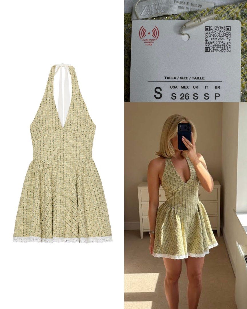 Zara structured halter dress (Category: Dresses) located in Manila. Submitted by clothingconcept (Listing ID 1466069886, Image 1). Description: .