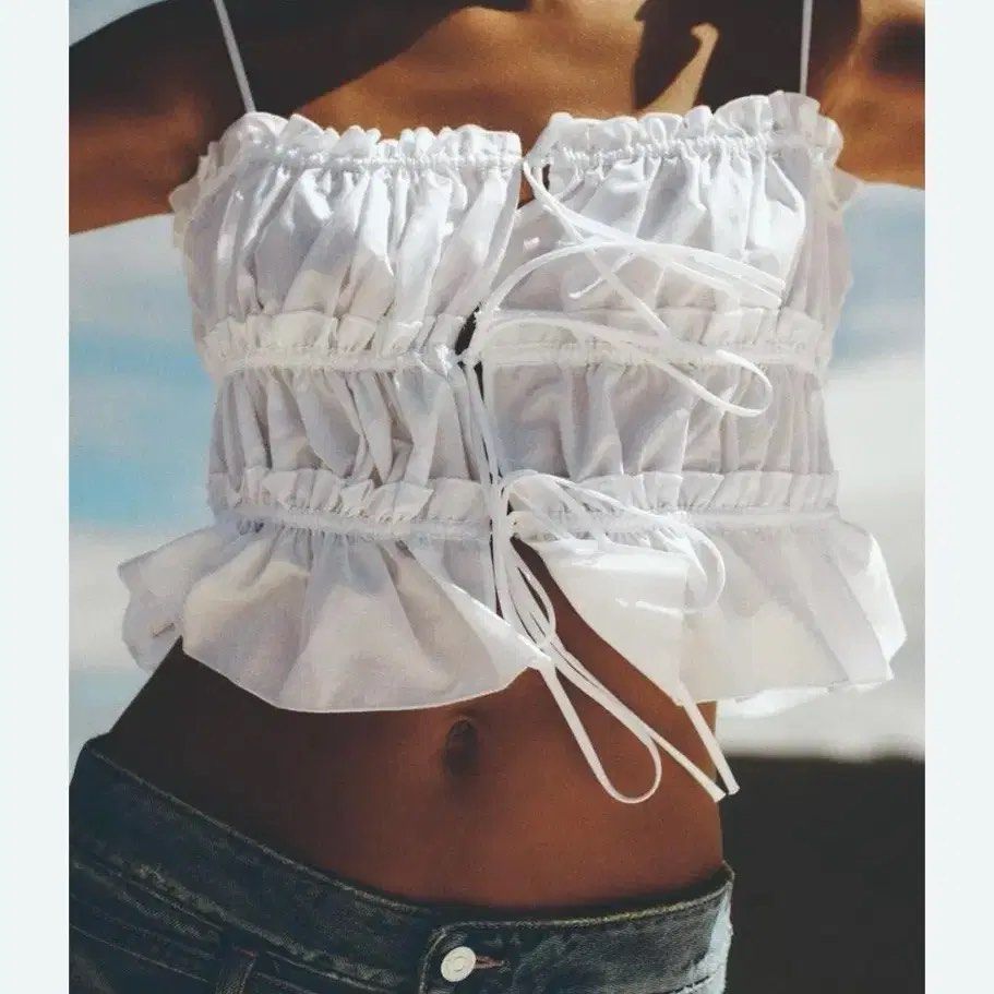 Zara tie top (Category: Sleeveless) located in Las Pinas. Submitted by achee.mnl (Listing ID 1465973640, Image 2). Description: .