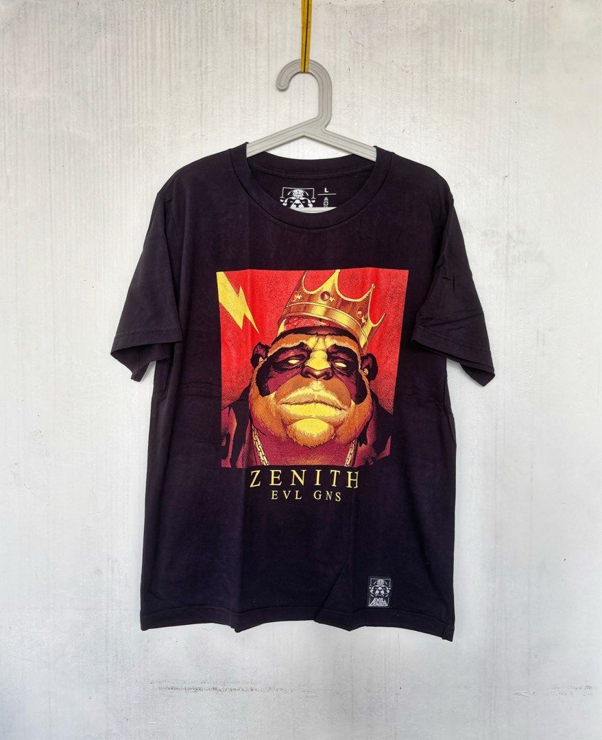 Zenith by evil genius shirt Large (Category: Tshirts & Polo Shirts ) located in Quezon City. Submitted by jpenal71 (Listing ID 1466072569, Image 1). Description: Zenith by evil genius shirt Large 28x20.5 inches LxW 560 free shipping via J&T Gcash/bpi Antipolo Rizal .